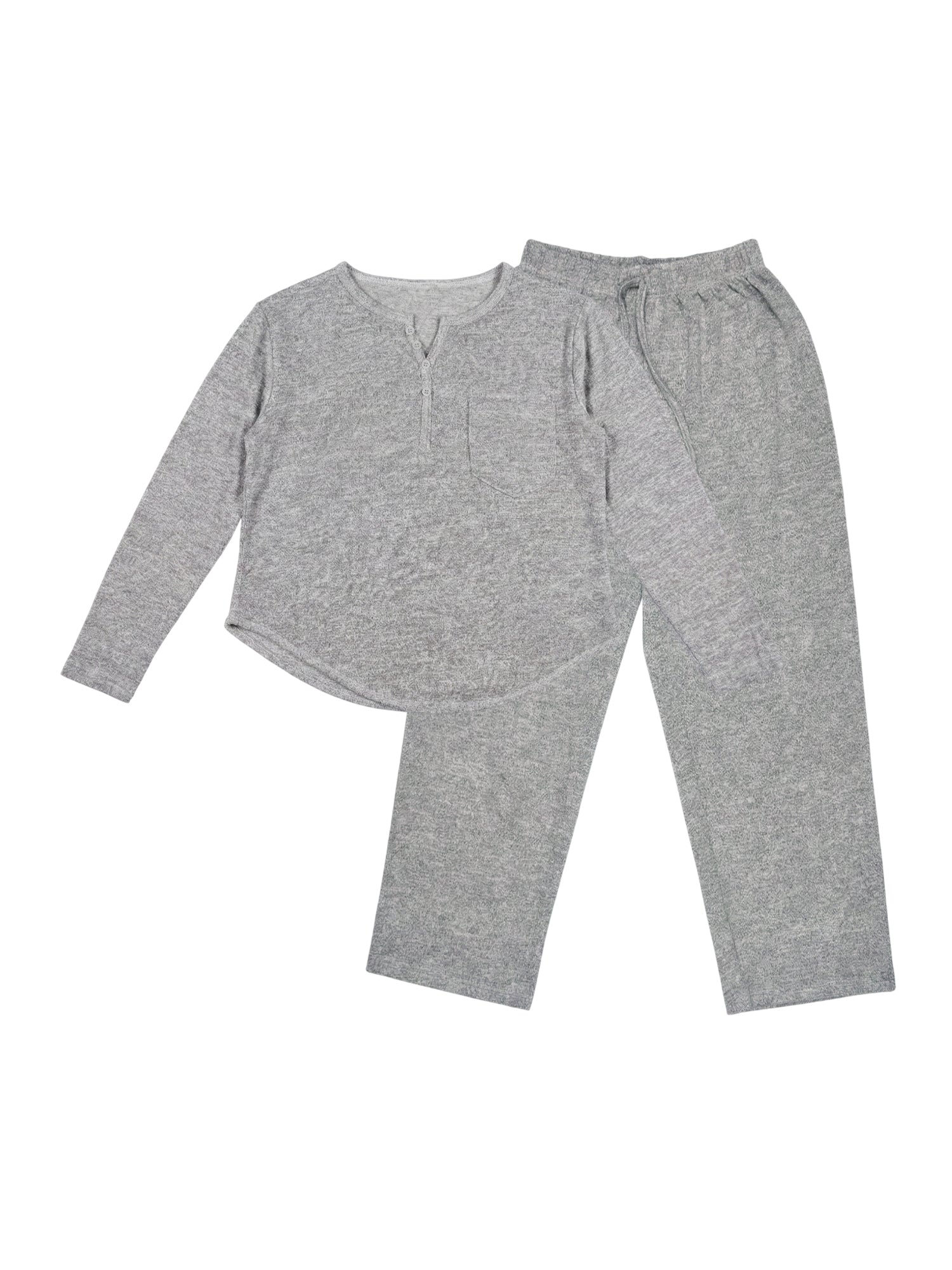 Women’s Two-Piece Home Lounge Set with Built-In Bust Support